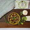 Green Olives, thyme, Garlic, Pepper, Coriander, Rosemary - 220 G